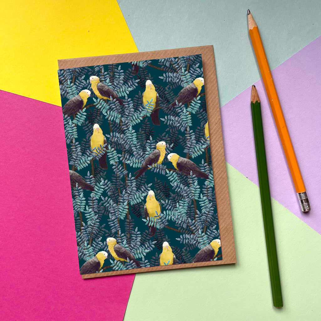 Yellow Galah - Greetings Card