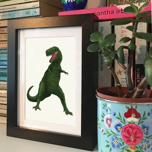 T Rex - Framed Mini Print