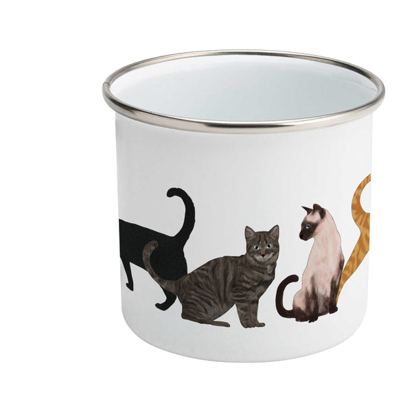 Cats - Enamel Mug