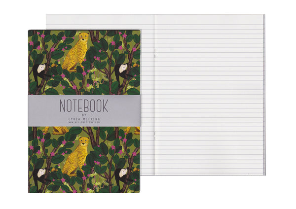 Cheetahs and Monkeys - A5 Notebook