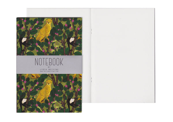 Cheetahs and Monkeys - A5 Notebook