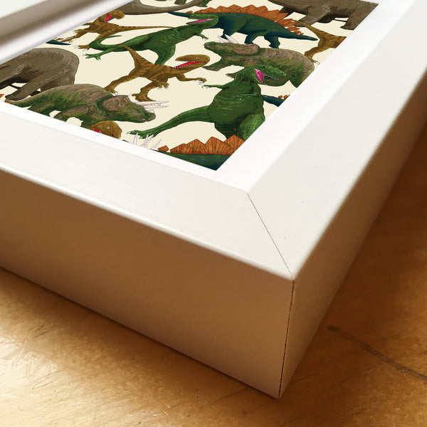 Dinosaurs - Framed Mini Print