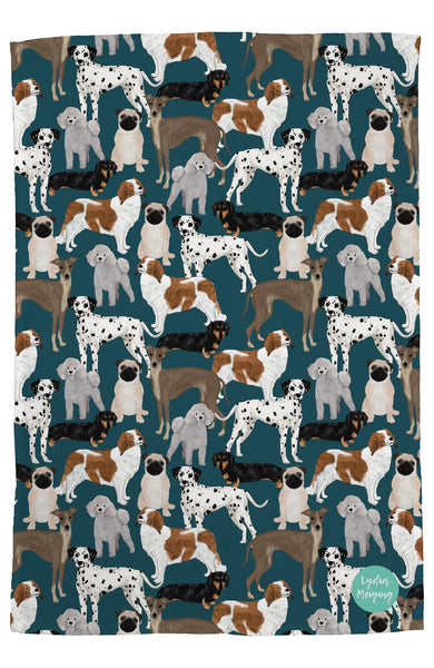 Dogs - Tea Towel