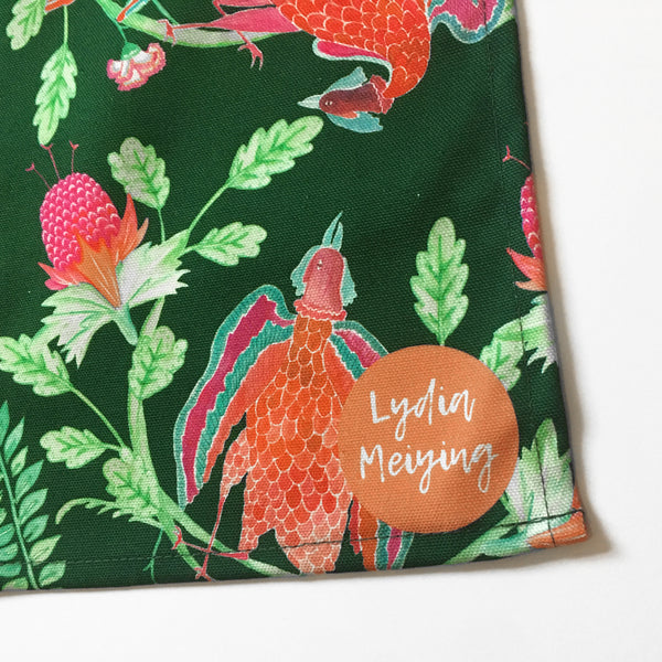 Emperor's Garden (Emerald) - Tea Towel