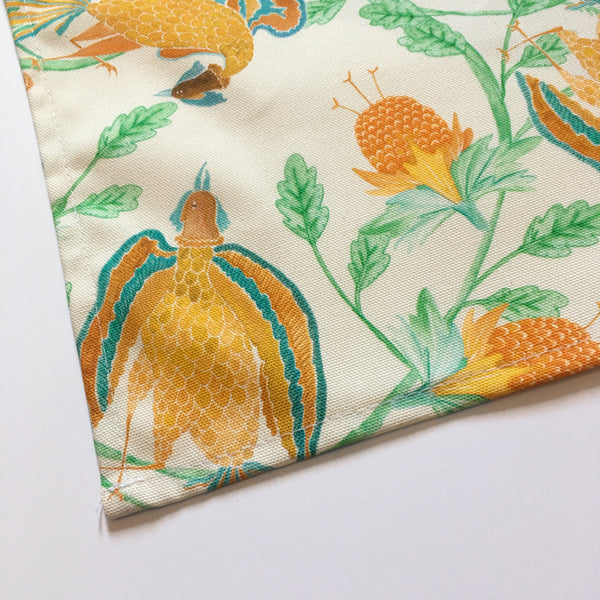 Emperor's Garden (Ivory) - Tea Towel