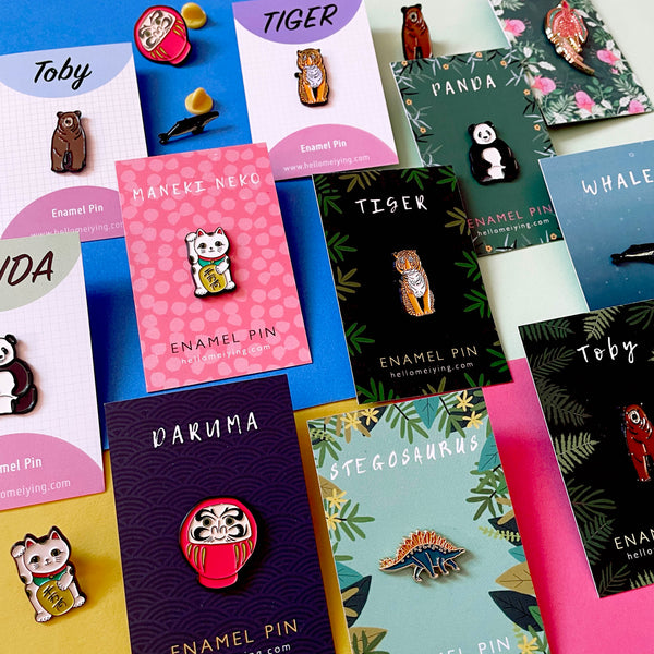 Mystery pack - Four Enamel Pins for £15