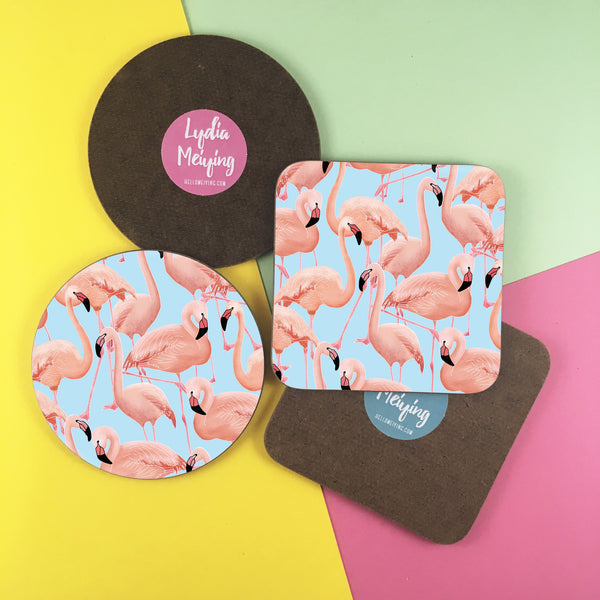 Flamingos - Coaster