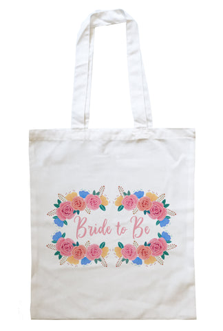 Floral - Personalised Tote Bag