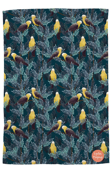 Galah Yellow - Tea Towel