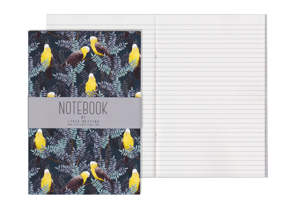 Galah Yellow - A5 Notebook