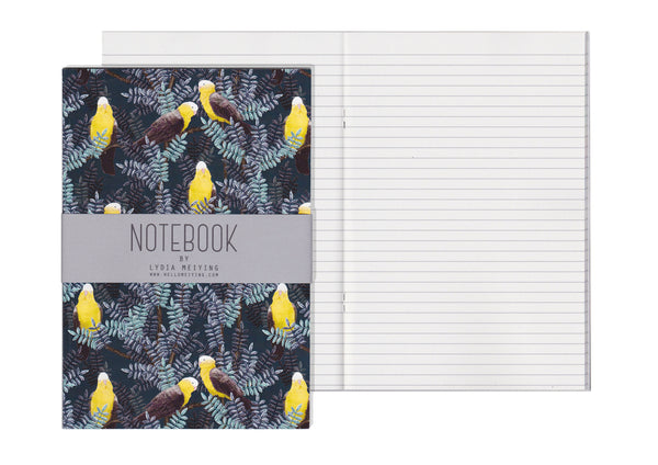 Galah Yellow - A5 Notebook