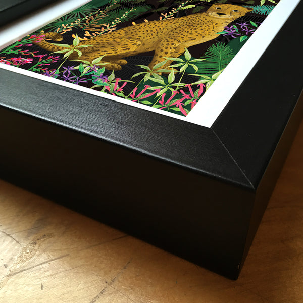 Jungle Cheetah - Framed Mini Print