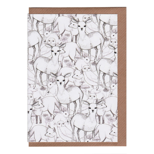 Woodland - Greetings Card