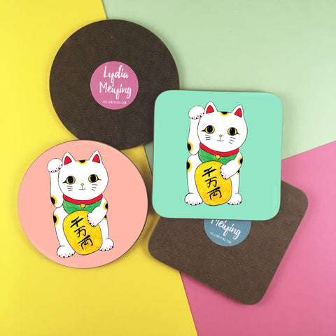 Maneki Neko - Coaster