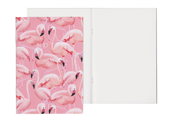 Pink Flamingos - A5 Notebook