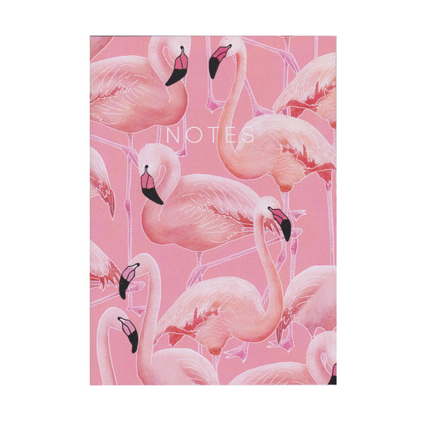 Pink Flamingos - Mini Notebook
