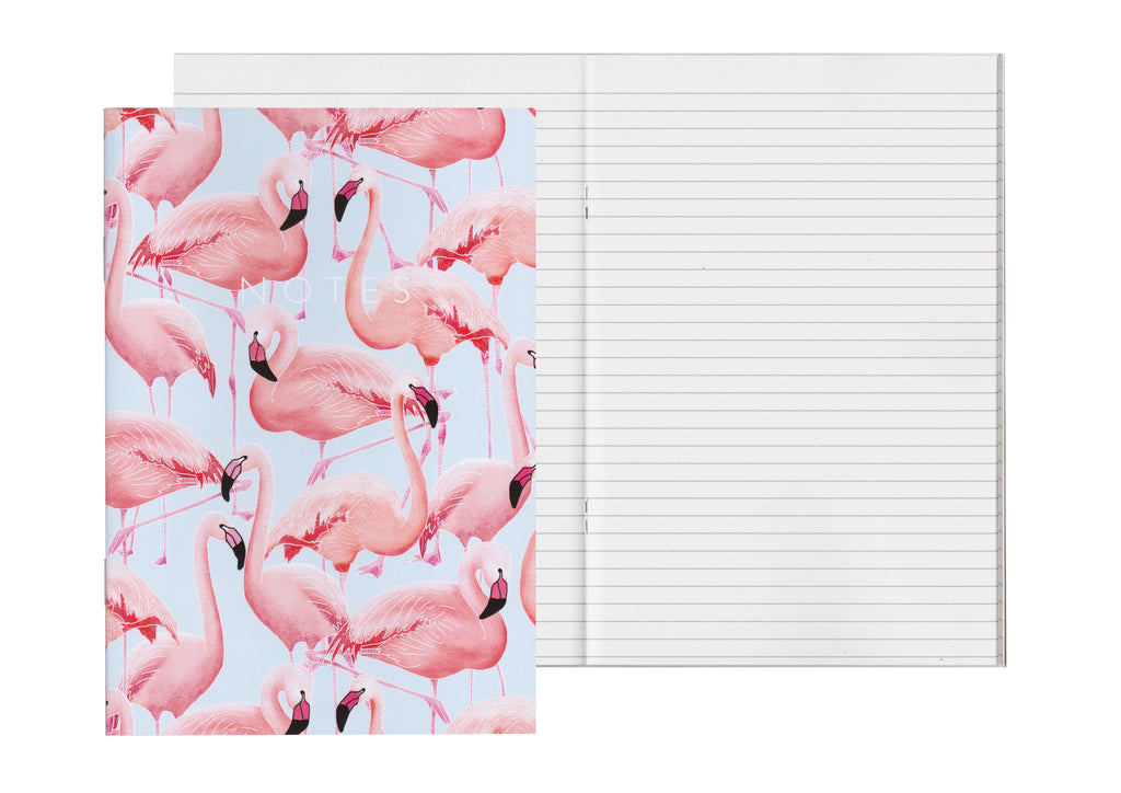 Flamingos - A5 Notebook