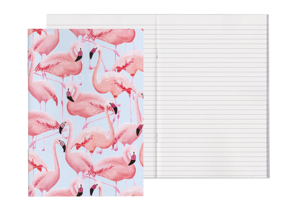 Flamingos - A5 Notebook