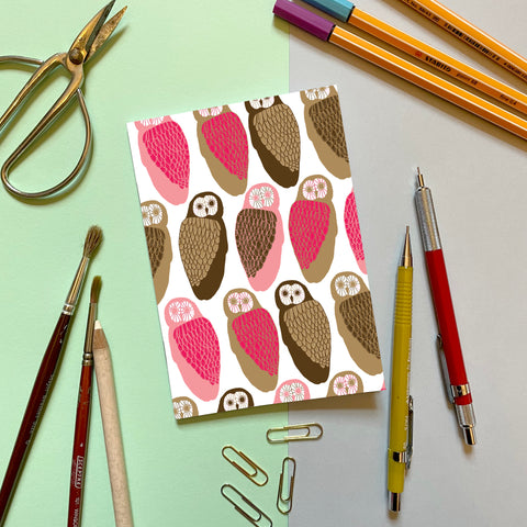 Owls - Mini Notebook