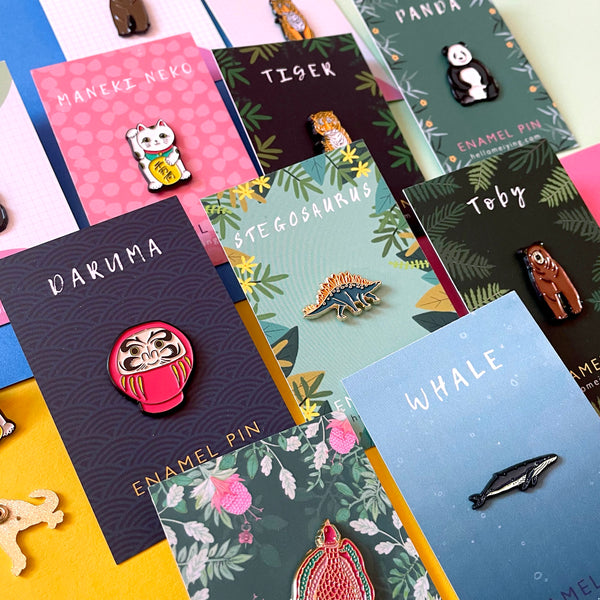 Mystery pack - Four Enamel Pins for £15