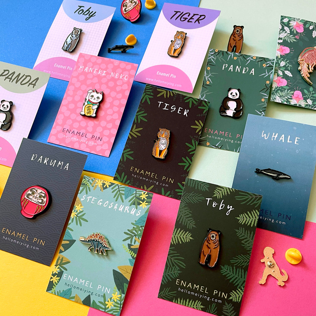 Mystery pack - Four Enamel Pins for £15