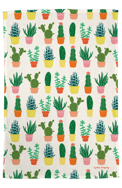 Succulents - Tea Towel