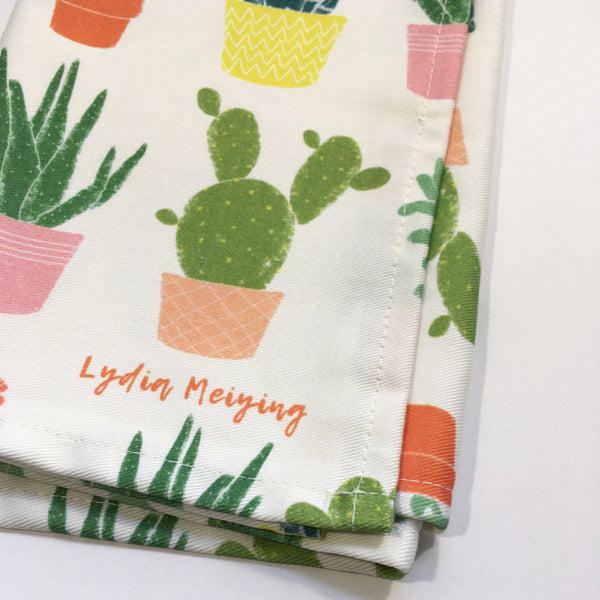 Succulents - Tea Towel
