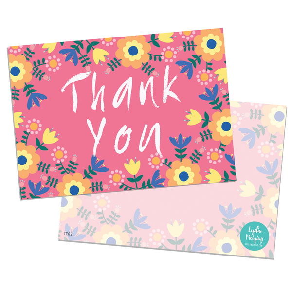 Thank You Cards - 10 x Thank You Cards, Assorted Pack