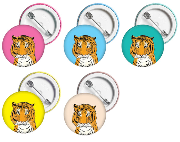 Tiger - Button Badge