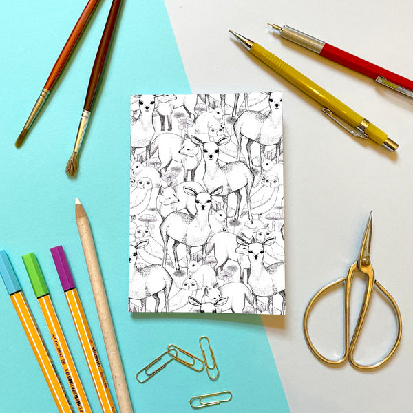 Woodland - Mini Notebook