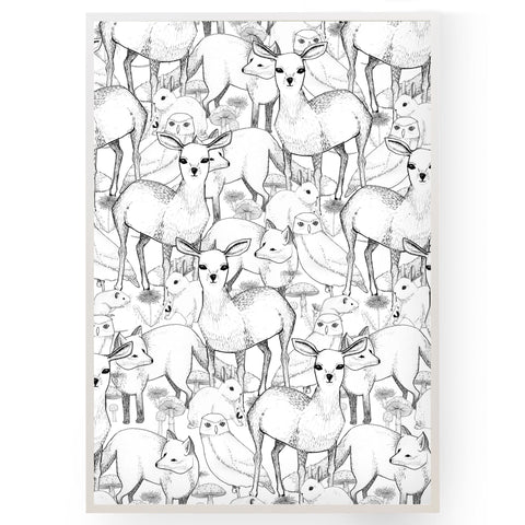 Woodland - A4 / A3 Print